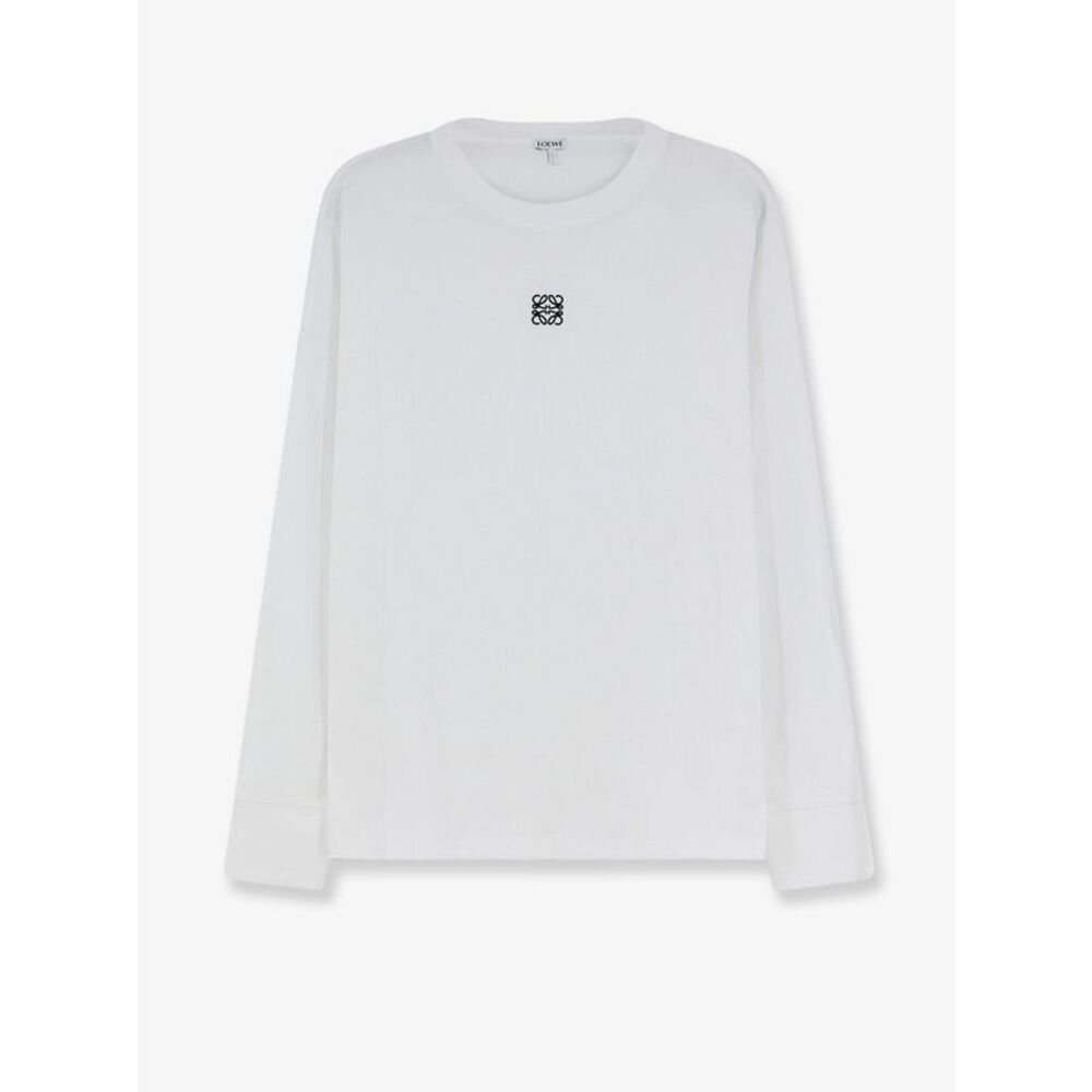 Loewe Men Ribbed Cotton T-Shirt